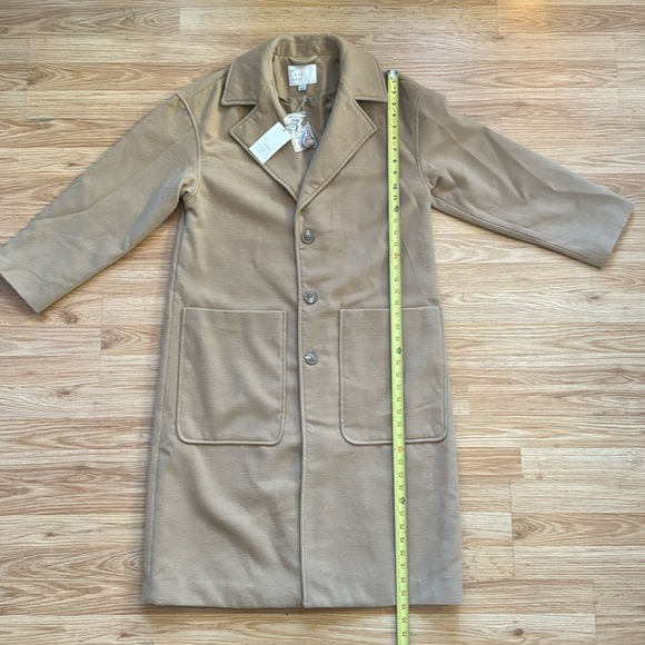 Oversized Camel Trench Coat ✨ size M - Picture 9 of 10